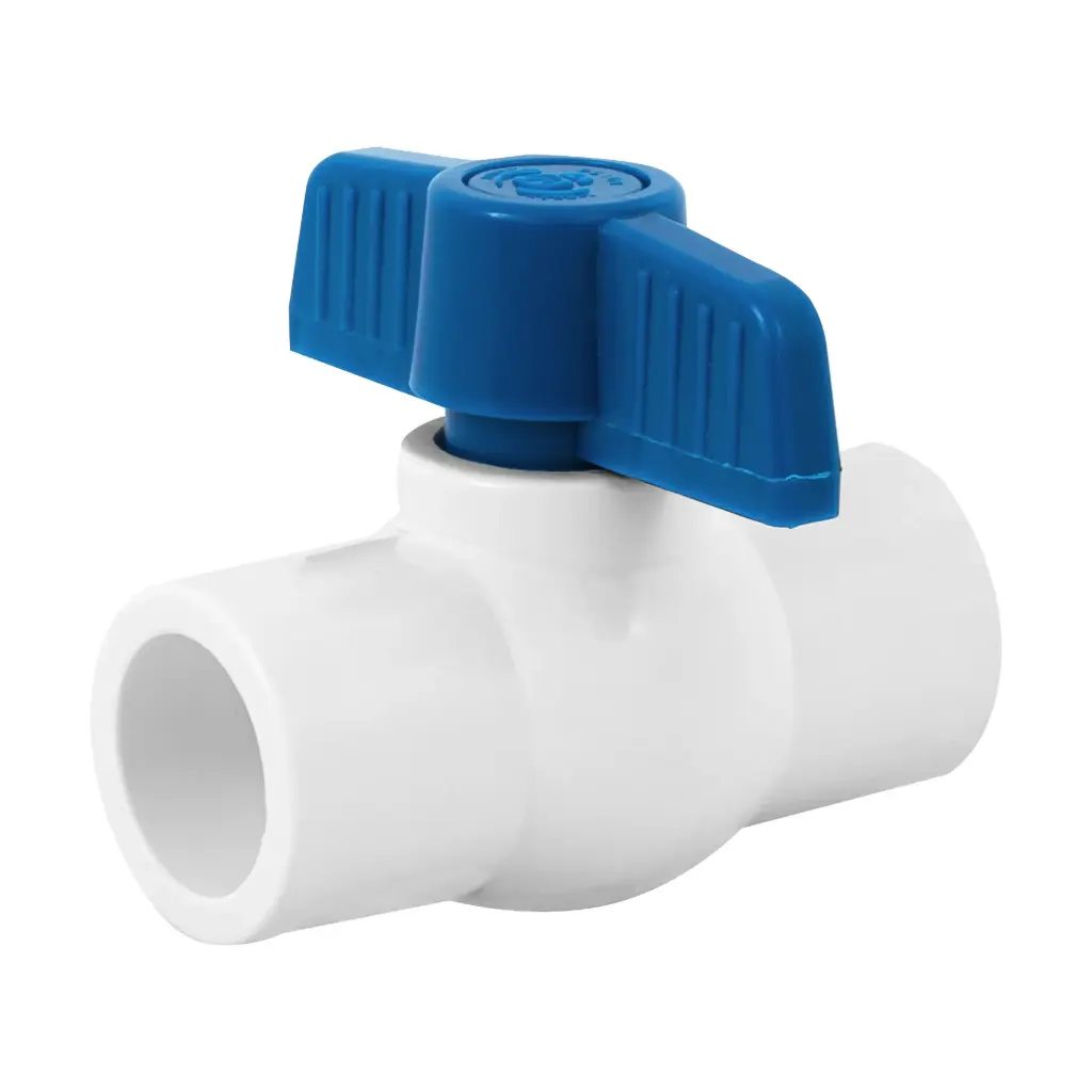 VALVULA DE ESFERA LISA DE PVC 1/2" 49156