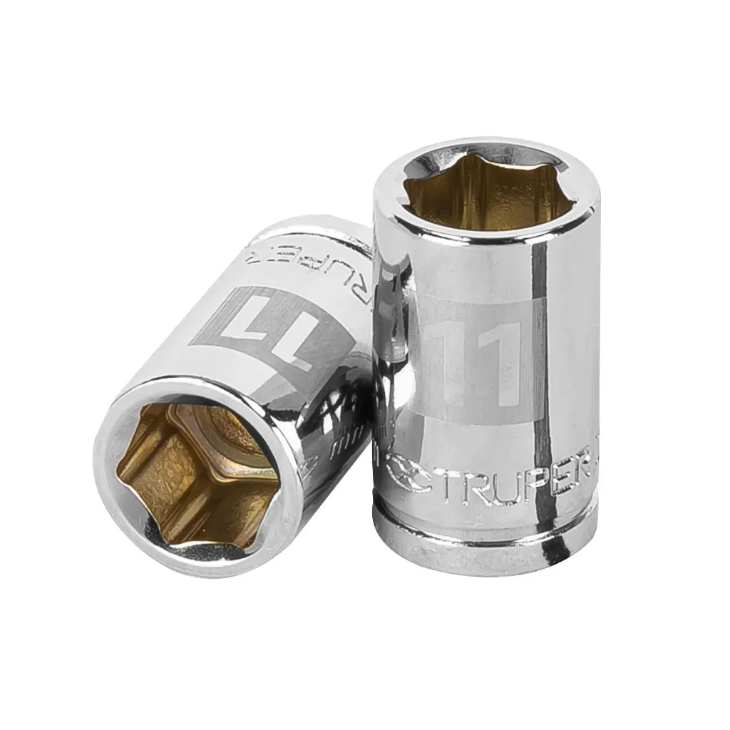 [13675] DADO DE 6 PUNTAS 3/8 MED 11MM TRUPER 13675