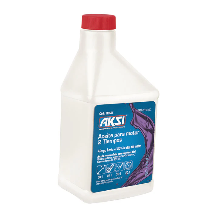 [119581] ACEITE PARA MOTOR 2 TIEMPOS 118ML AKSI 119581