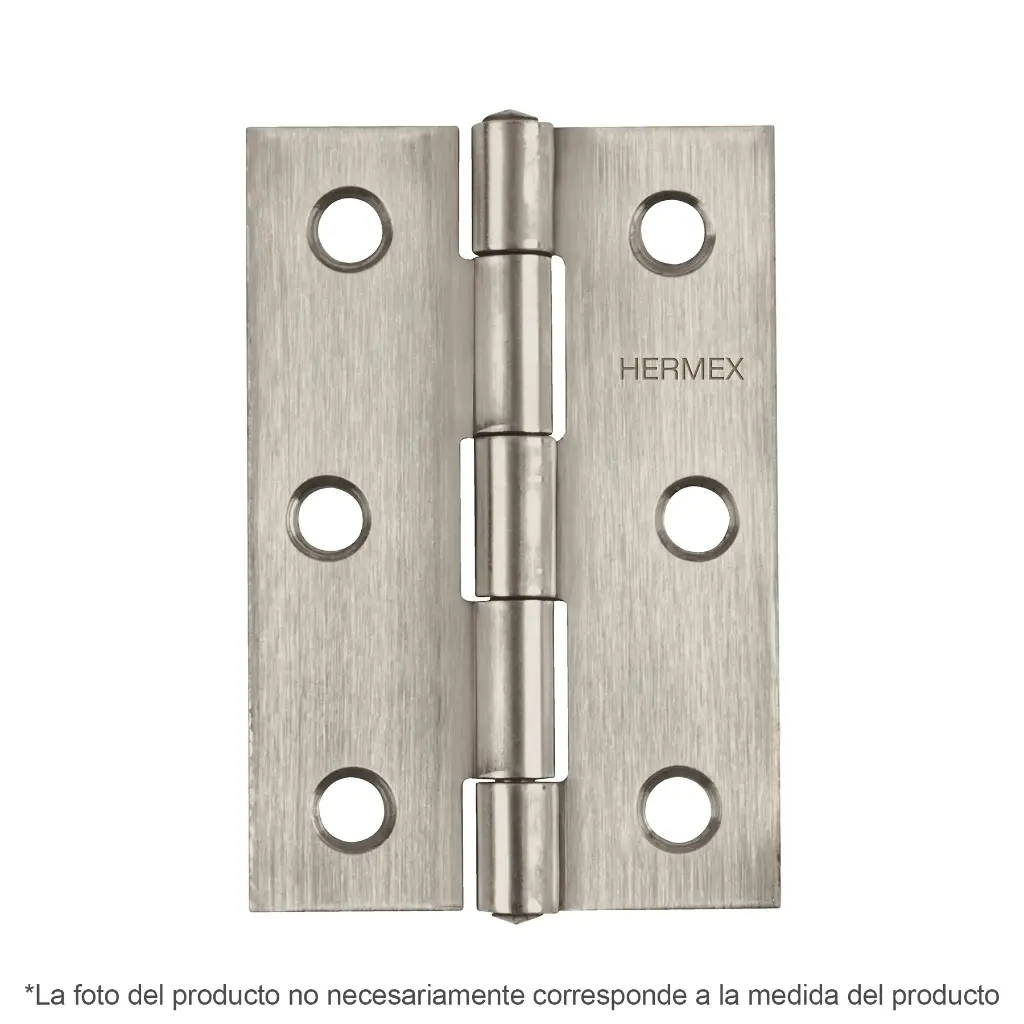 [43204] BISAGRA 3 1/2X2 1/8" ACERO INOXIDABLE HERMEX 43204