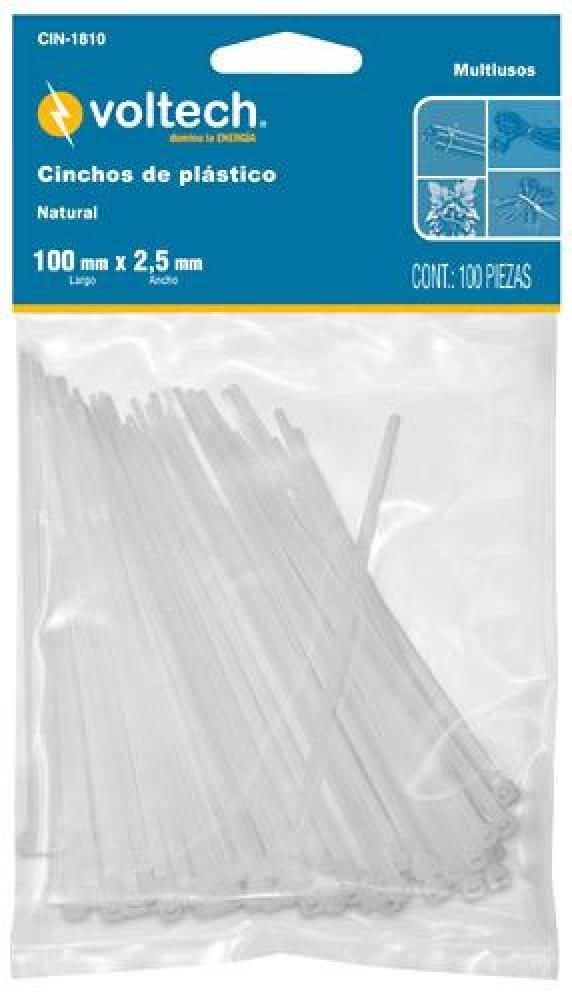 CINCHO 2.5MM 10CM NATURAL VOLTECK 44300
