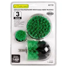 CEPILLO MULTIUSOS 3 PZS P/TALADRO LION TOOLS 6112