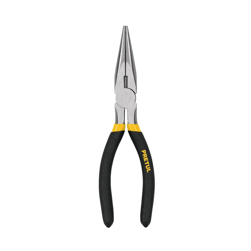 [22627] PINZA DE PUNTA Y CORTE 8" MANGO DE VINIL PRETUL (TRUPER) 22627