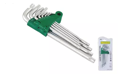 [2881] JUEGO LLAVES TORX 9PZS LION TOOLS 2881