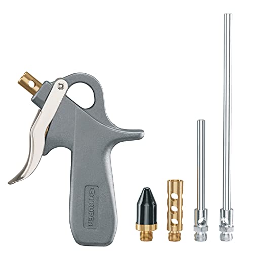 [10645] PISTOLA PARA SOPLETEAR CON 5 BOQUILLAS TRUPER 10645