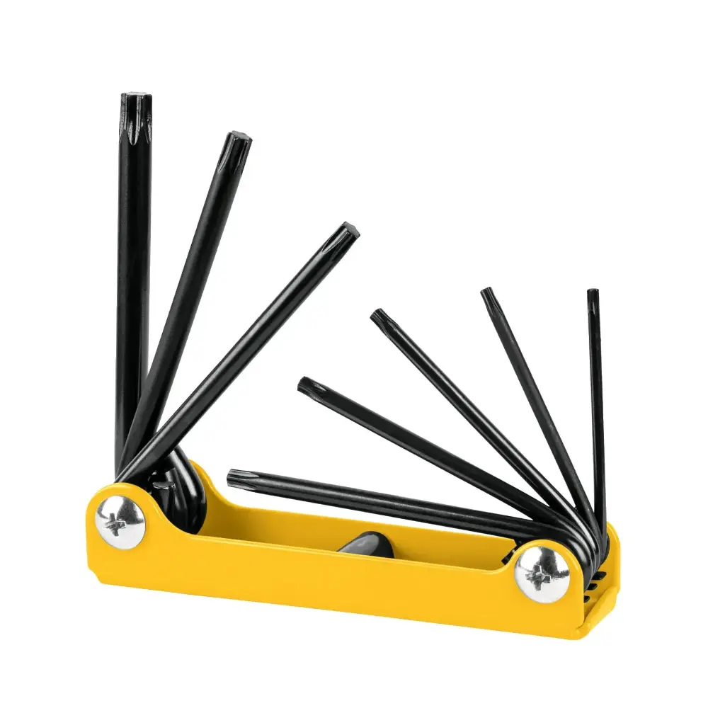 [21395] JUEGO DE LLAVES TORX 8 LLAVES TIPO NAVAJA PRETUL (TRUPER) 21395