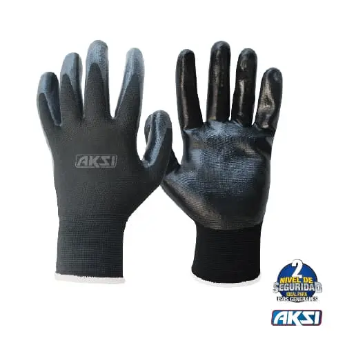 GUANTE DE NYLON C/NITRILO CHICO AKSI 103714
