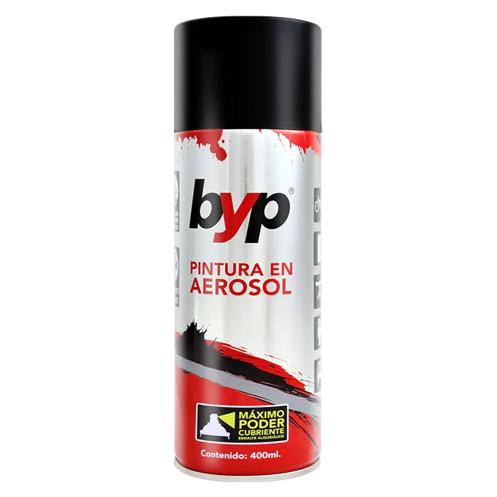 AEROSOL NEGRO BRILLANTE BYP 7503005496807