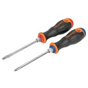 DESARMADOR DUO M/COMFORT GRIP 1/4 PRETUL (TRUPER) 20215