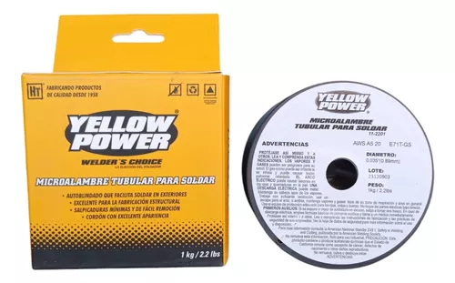 SOLDADURA MICRO ALAMBRE .35(.09mm) SIN. RE.OXIGENO YELLOW POWER 11-2201