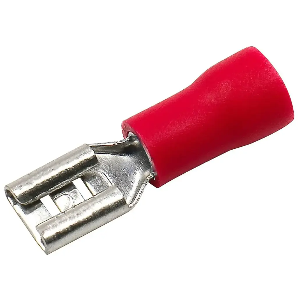 TERMINAL HEMBRA ROJA 0.187 TCA143