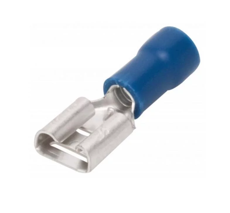 TERMINAL HEMBRA AZUL 0.250 TCA242