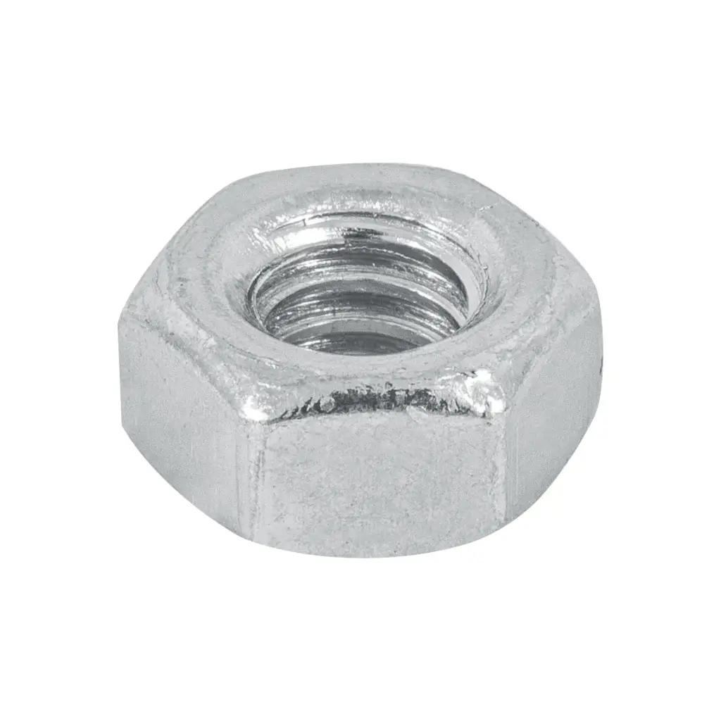 Bolsa con 250 tuercas 1/4' hexagonales de acero galvanizado FIERO TRUPER 44548