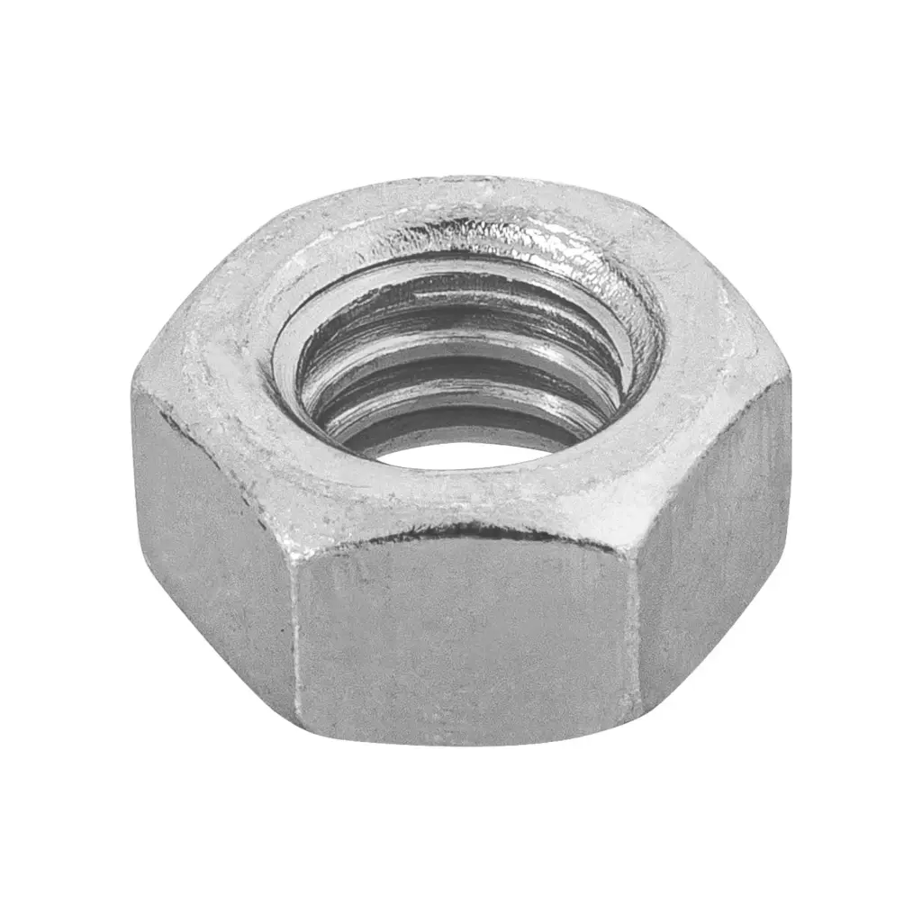 Bolsa con 150 tuercas 5/16' hexagonales de acero galvanizado FIERO TRUPER 44549