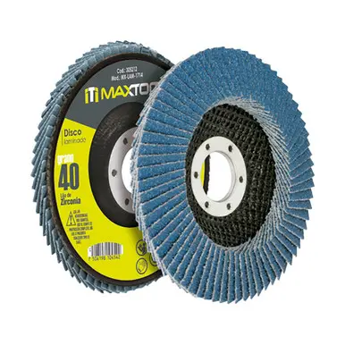 DISCO LAMINADO 4 1/2" GRANO 120 MAXTOOL 307823