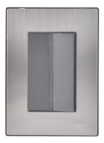 [INOX2005] PLACA APAGADOR SENCILLO GRANDE INOX OXFORD IGOTO INOX2005