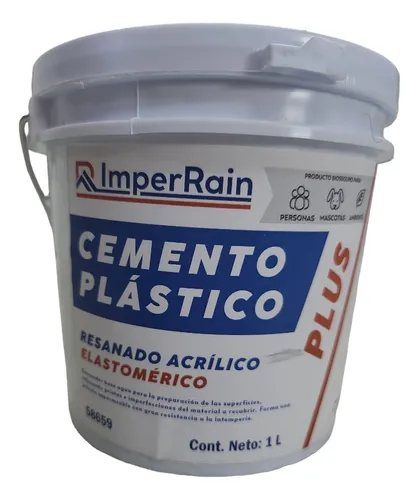 [58659] CEMENTO PLASTICO PLUS 1LT IMPERRAIN ANBEC 58659