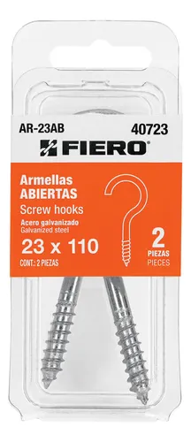 [40723] BLISTER CON ARMELLAS ABIERTAS DE 23 x 110, FIERO (TRUPER) 40723