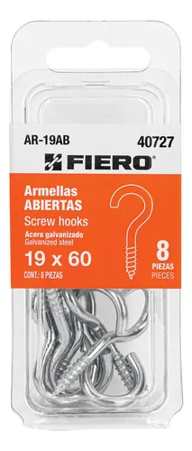 [40727] BLISTER CON 8 ARMELLAS DE 19 x 60, FIERO (TRUPER) 40727