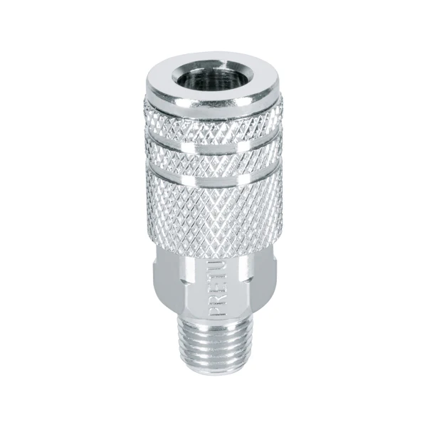 COPLE RAPIDO ACERO CROMADO 1/4 MACHO MAXTOOL AKSI 306410