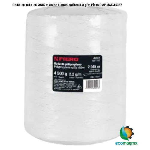 [45037] RAFIA DE POLIPROPILENO 2045m, calibre 2.2 g/m FIERO (TRUPER) 45037