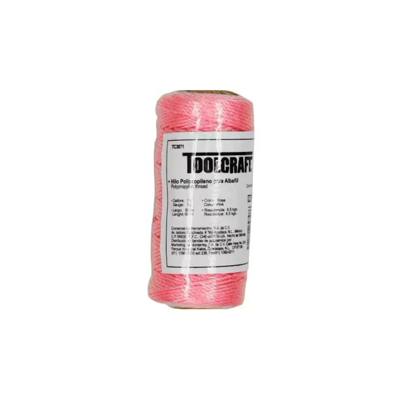[TC3871] HILO POLIPROPILENO PARA ALBAÑIL TOOLCRAFT TC3871