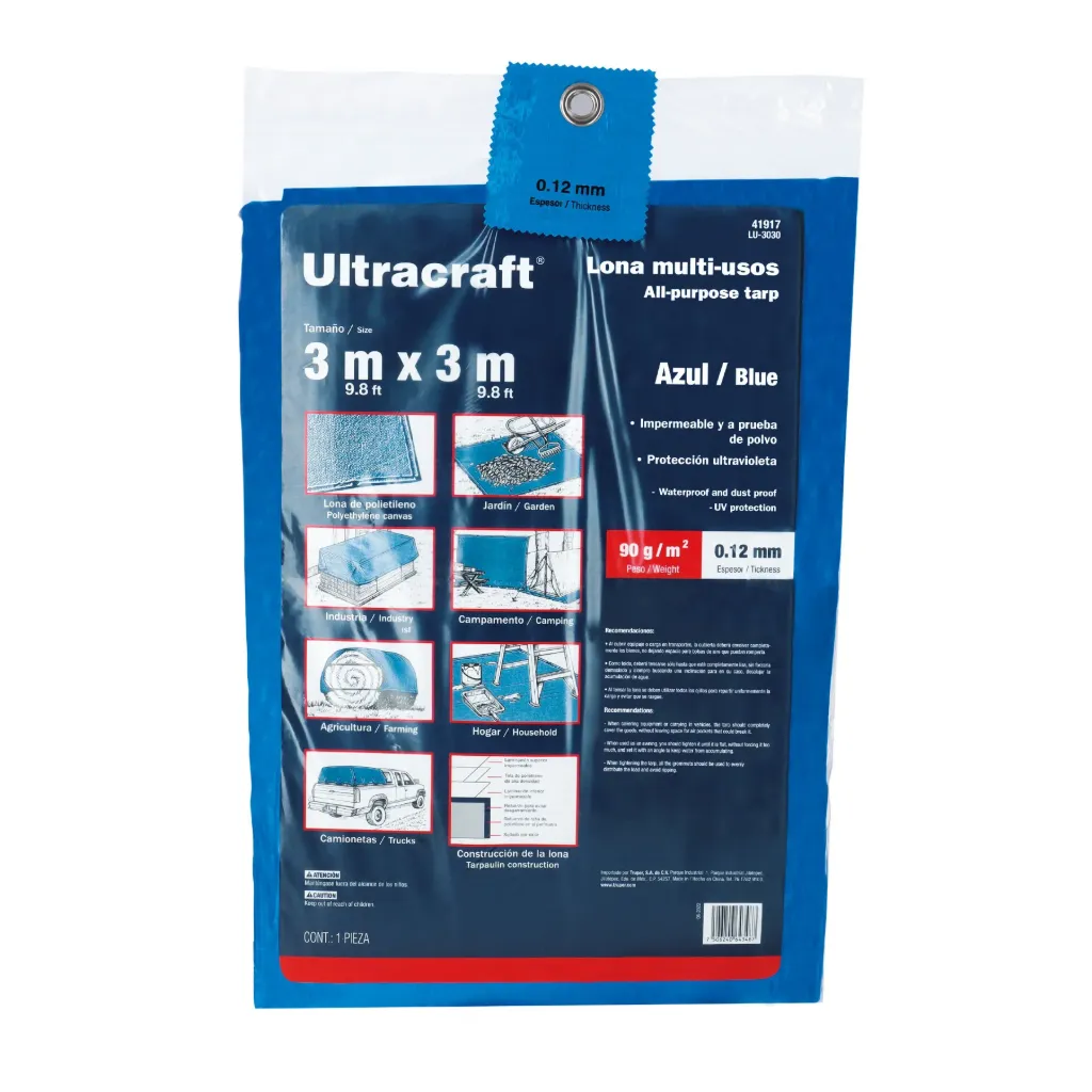 [41917] LONA 3X3M AZUL ULTRACRAFT (TRUPER) 41917