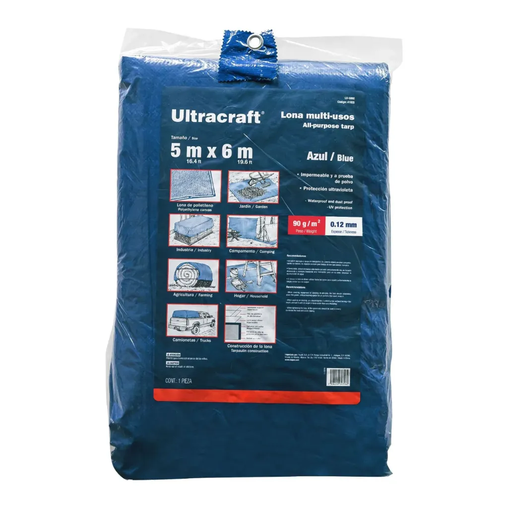 [41925] LONA 5X6M AZUL ULTRACRAFT (TRUPER)  41925