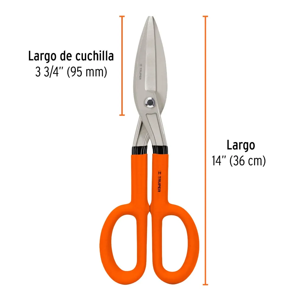 [18503] TIJERA PARA HOJALATERO 14" TRUPER 18503