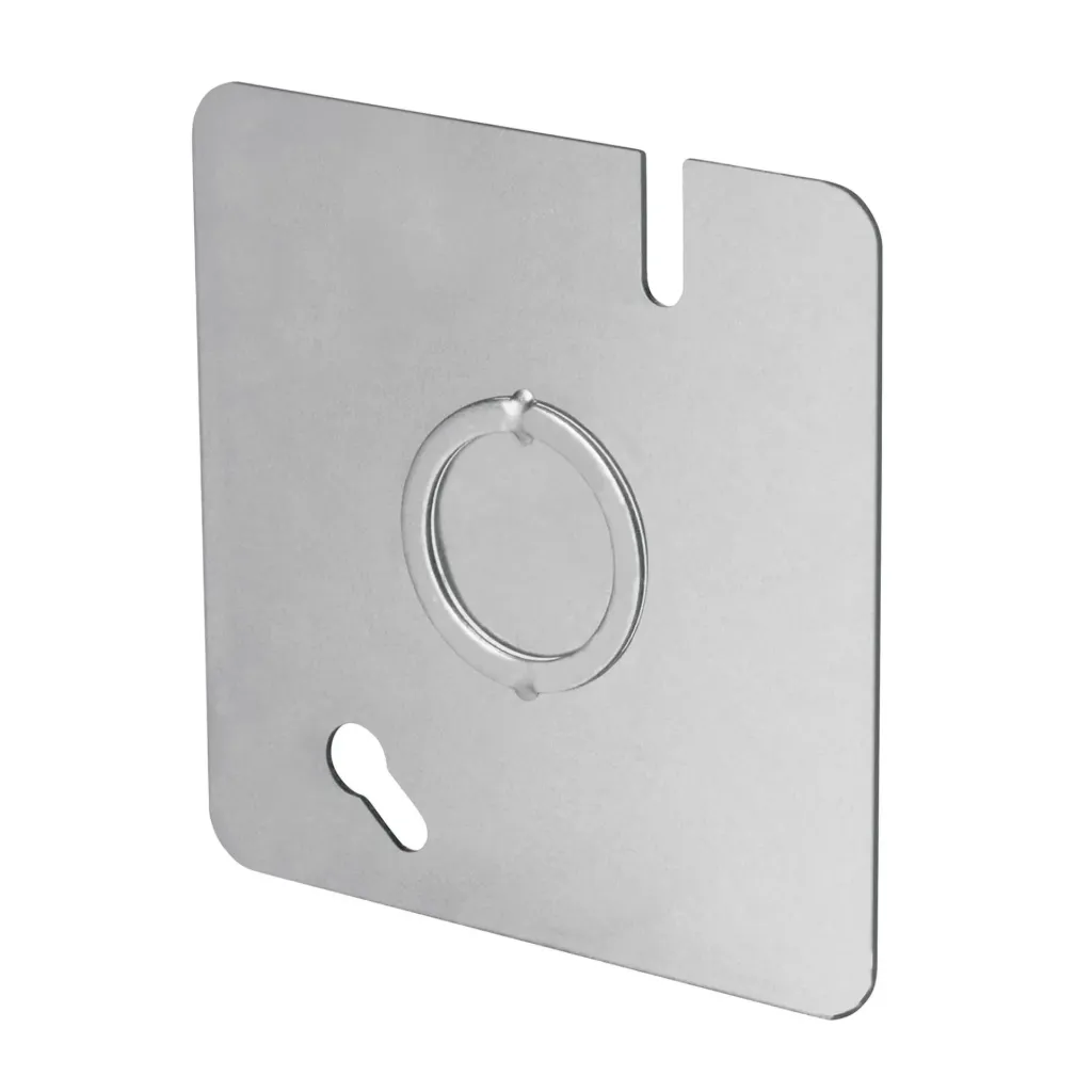 TAPA METALICA PARA CAJA CUADRADA 3"x 3" REFORZADA VOLTECK (TRUPER) 49072