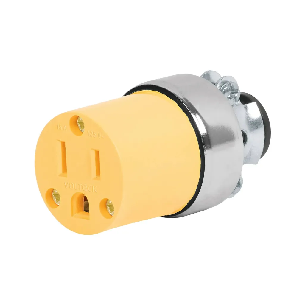 CONTACTO INDUSTRIAL BLINDADO ATERRIZADO 2 POLOS+TIERRA VOLTECK (TRUPER) 46113