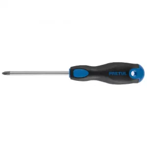 DESARMADOR DE CRUZ #1X3" M/COMFORT GRIP PRETUL (TRUPER) 21493