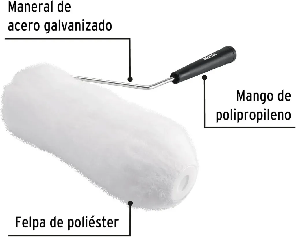 RODILLO 9" USO GENERAL 5/8" PRETUL (TRUPER) 28034