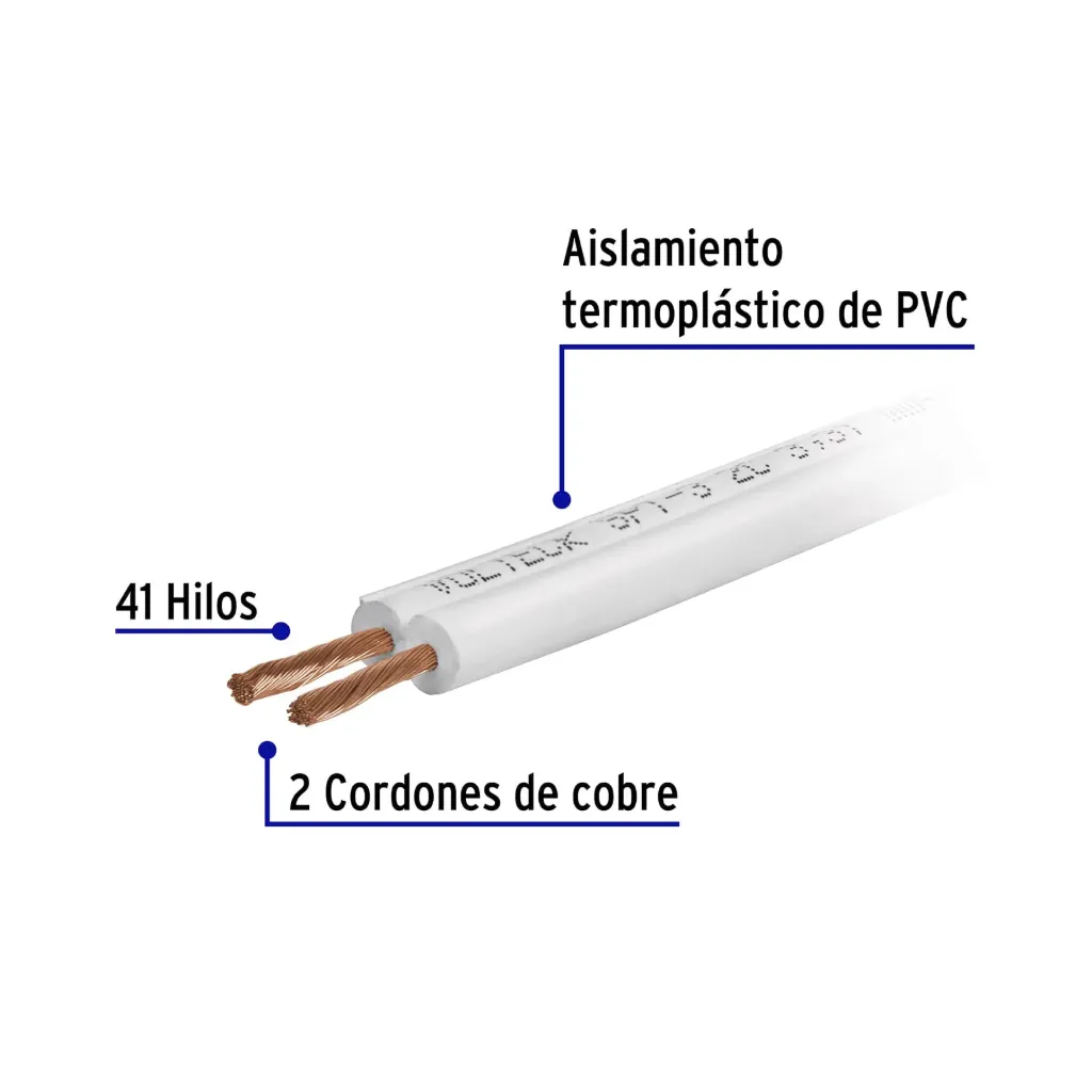 CABLE DUPLEX CAL.14 VOLTECK (TRUPER) 46067