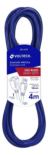 EXTENSION ELECTRICA USO RUDO CAL.16 4M VOLTECK 48057 TRUPER