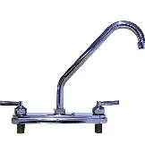 MEZCLADORA FREGADERO 8R 1/4V PISO  M/PALANCA RUGO