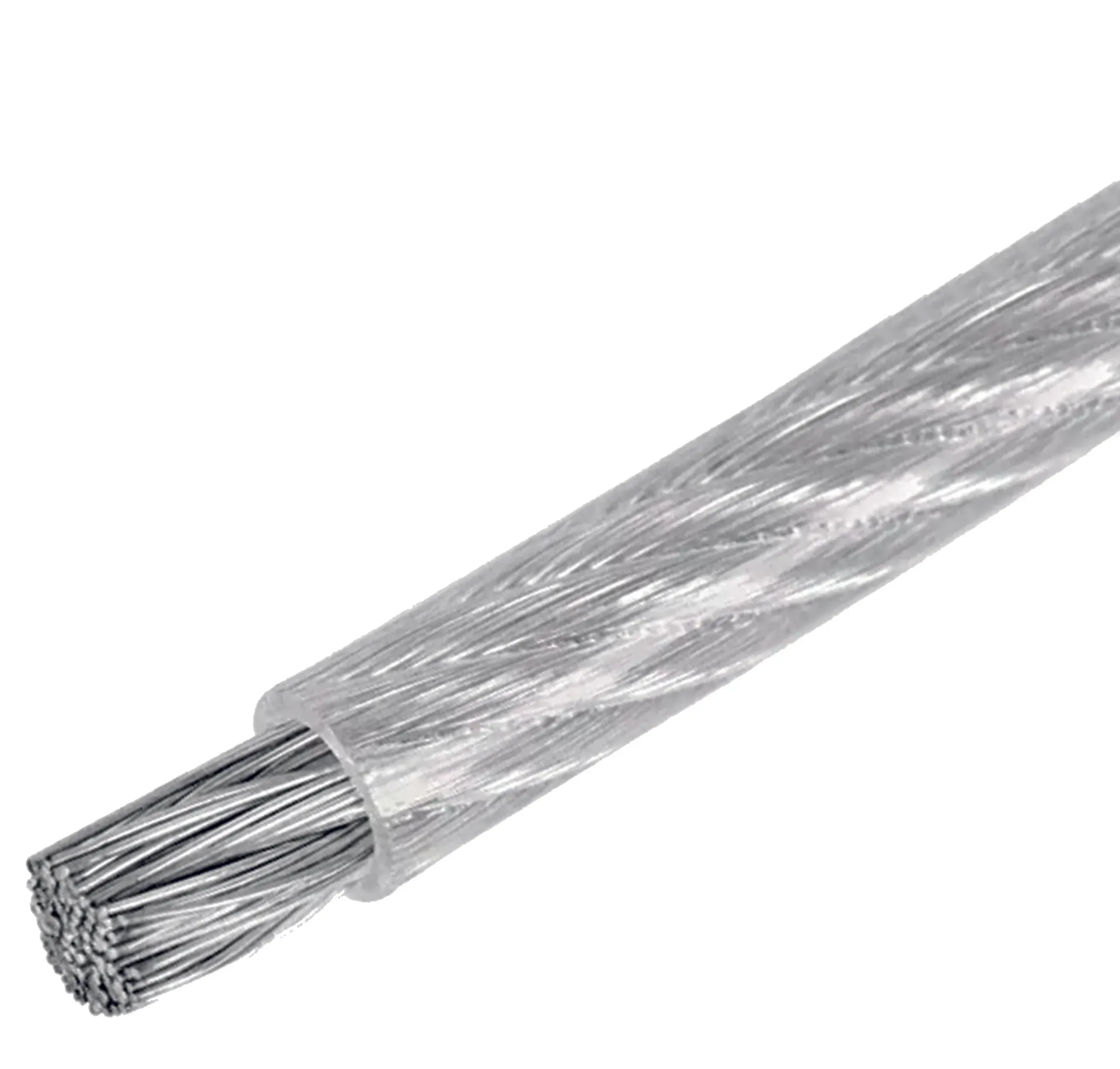 CABLE DE ACERO GALV RECUBIERTO DE PCV 7X19 HILOS 1/4 FIERO (TRUPER) 44224