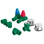 KIT PARA REGADERA PPR 20 1/2"CON MANERALES ACUARIO AFER REGPPRAF