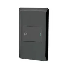 PLACA ARMADA NEGRA1 INTERRUPTOR DE TIMBRE1.5 MOD, LISBOA VOLTECK (TRUPER) 47896
