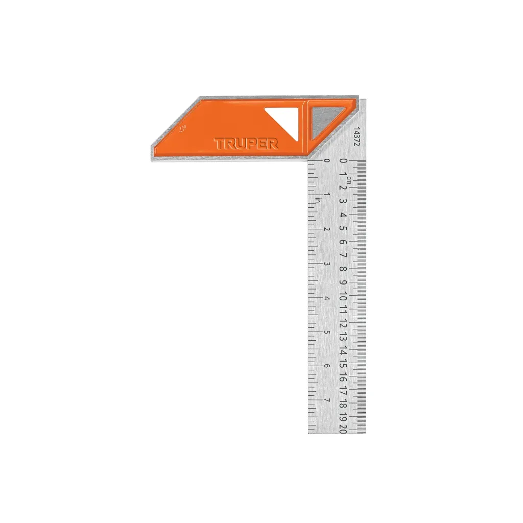 Escuadra 8' para carpintero con mango 100% de aluminio Truper 14372