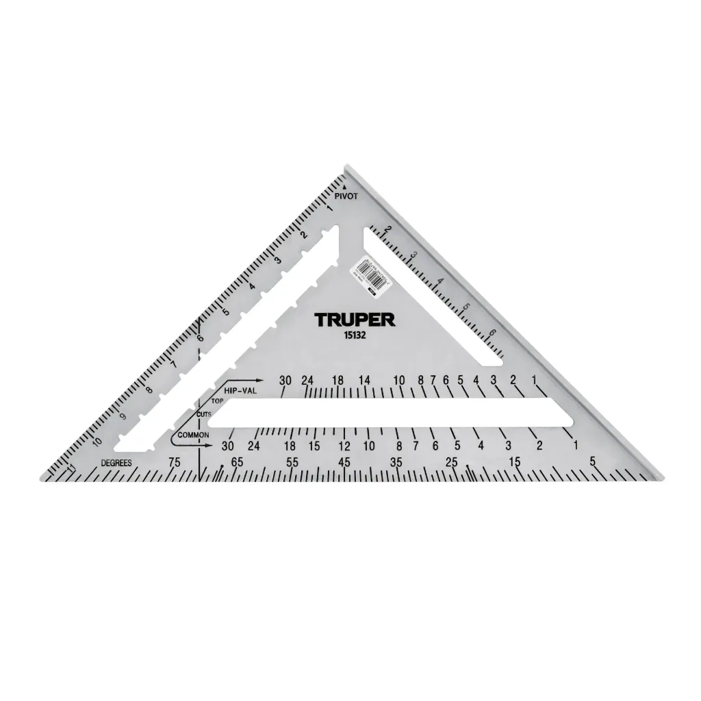 ESCUADRA PARA MUROS DE YESO 12" TRUPER 15132