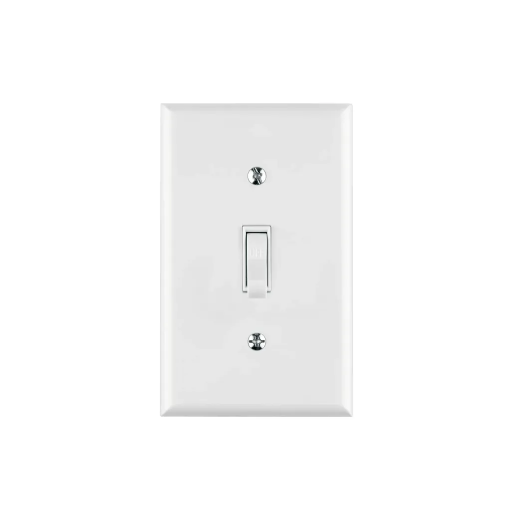 PLACA ARMADA INTERRUPTOR SENCIILA, LINEA STANDARD BLANCO, VOLTECK (TRUPER) 45952