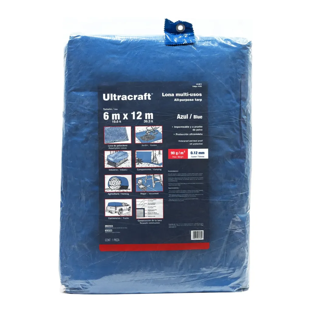 [41929] LONA 6X12M AZUL ULTRACRAFT (TRUPER) 41929