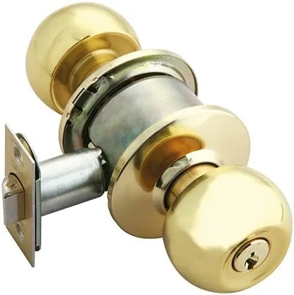 [CPT15LB] CERRADURA POMO RECAMARA LL-BOT LATON BRILLANTE BLIST KOVAC CPT15LB