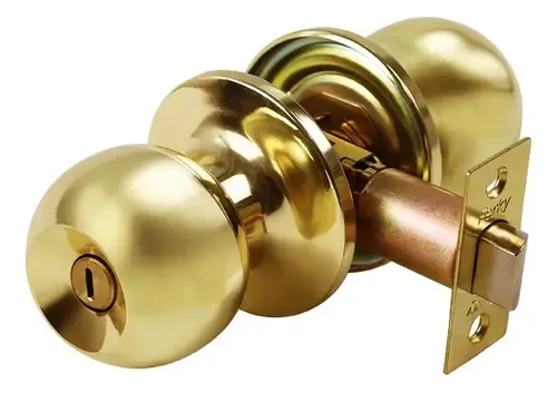 [CHBLBBTI] CERRADURA DE PERILLA PARA BAÑO LATON BRILLANTE BINETI CHBLBBTI