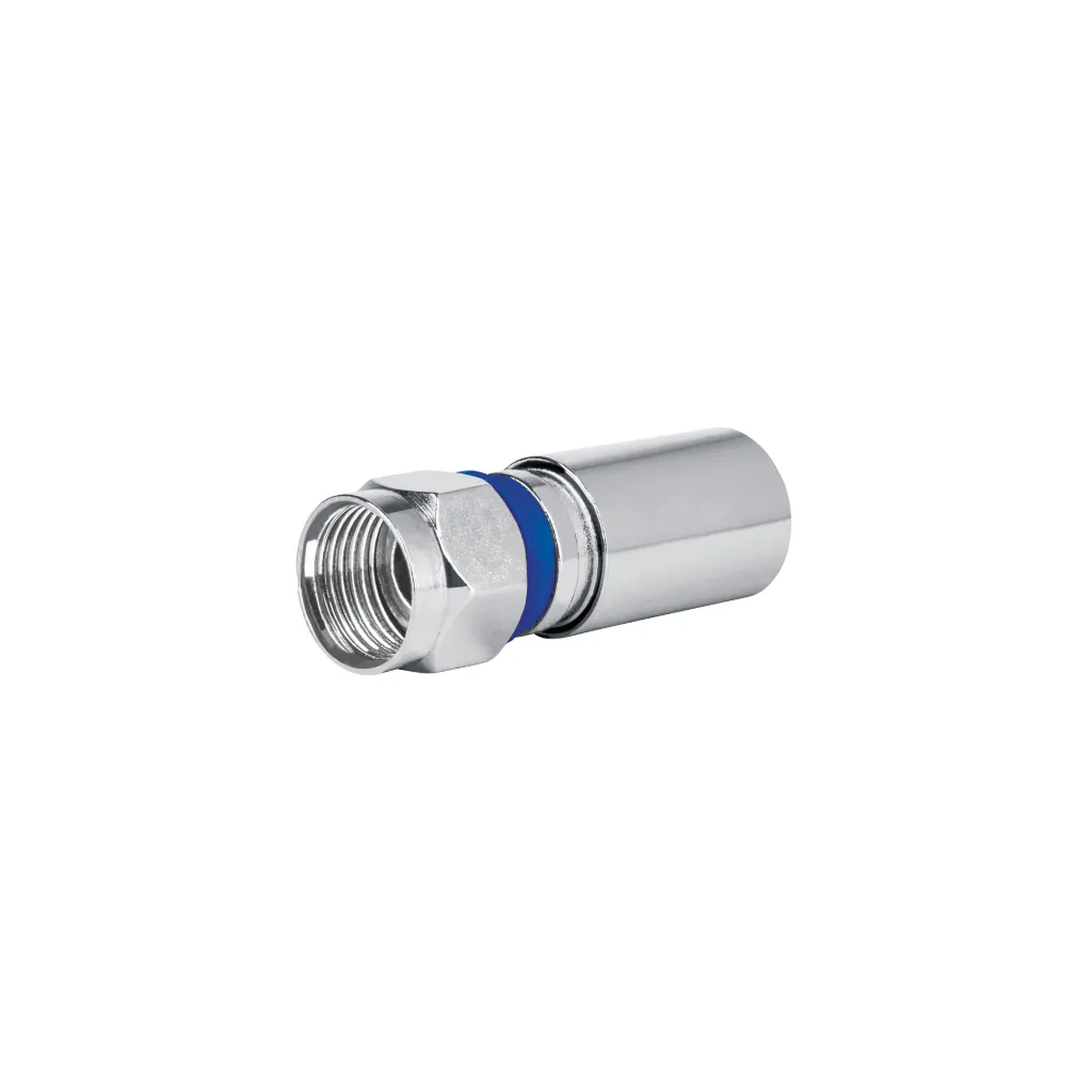 [48328] CONECTOR MACHO COAXIAL COMPRESION VOLTECK (TRUPER) 48328