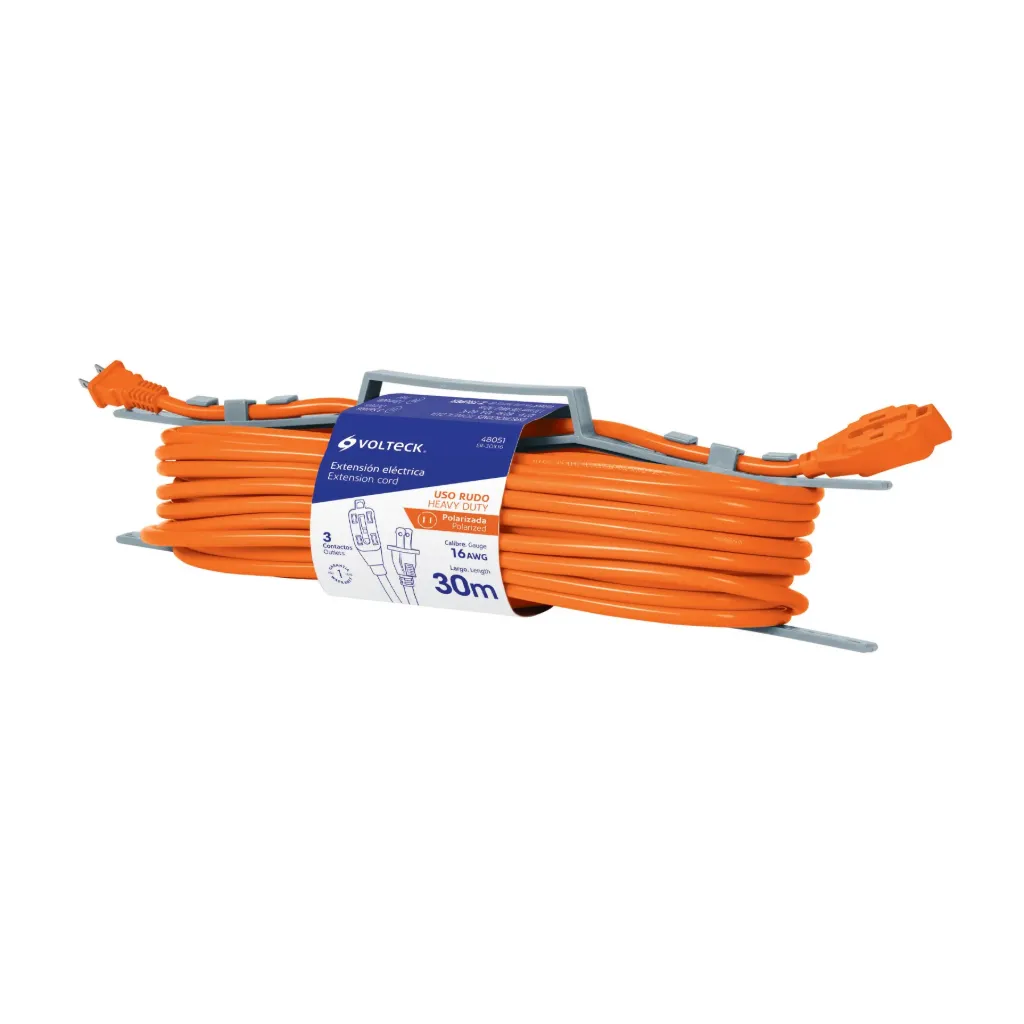 [48051] EXTENSION ELECTRICA USO RUDO 30M VOLTECK (TRUPER) 48051