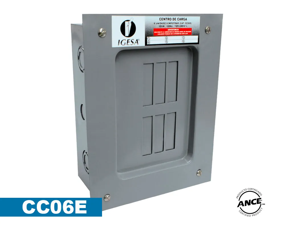 [CC06E] CENTRO DE CARGA 6V EMP IGESA CC06E