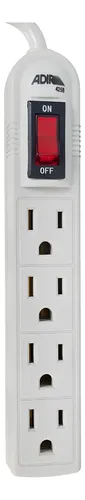 MULTICONTACTO 4 TOMAS CABLE 5 MTS LARGO MAVRIK (ADIR)