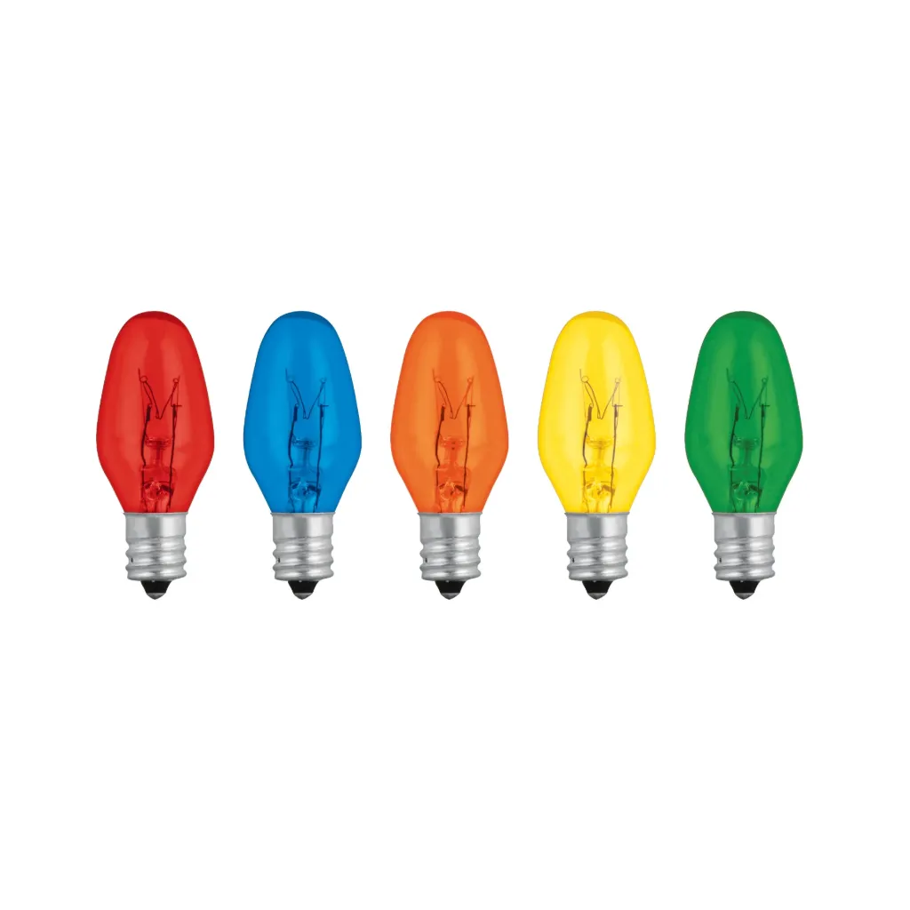 FOCO VELA CHICO COLORES 7.5 W BASE E12 VOLTECK (TRUPER) 46822